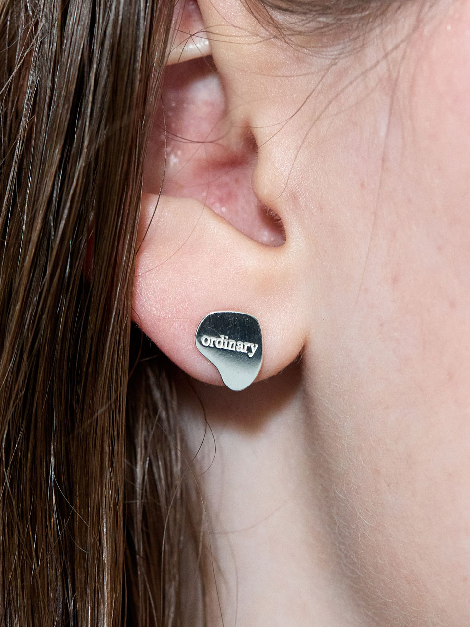 [silver925]discliche flat earring